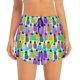 thumbnail image 2 of Balery Graffiti Pineapples Pantalones cortos deportivos para mujer con forro y dos bolsillos, elásticos, para entrenamiento, gimnasio, yoga-Small, 2 of 7