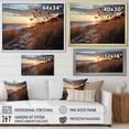 thumbnail image 4 of Designart "A Mesmerizing Golden Sands wall art XVII" Landscapes Floater Framed Canvas Print, 4 of 7