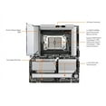 thumbnail image 5 of GIGABYTE Ultra Durable TRX50 AERO D Desktop Motherboard - AMD TRX50 Chipset - Socket sTR5 - Extended ATX - Ryzen Threadripper PRO Processor Supported - 1 TB DDR5 SDRAM Maximum RAM - DIMM, RDIMM - 4..., 5 of 5
