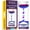 Blue, variant on Special Supplies Liquid Motion Bubbler – 1 Pack Colorful Sensory Hourglass Timer with Droplet Movement – Sensory Play for Schools, Therapy and Home Decor (Blue)