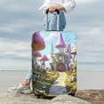 thumbnail image 6 of Picia Dreamy Mushroom House Luggage Protector Cover Thicken Suitcase Protector Cover Fit 18-32 Inch Luggage-Small, 6 of 9