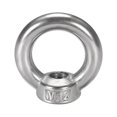 thumbnail image 1 of Unique Bargains 12mm Female Thread 304 Stainless Steel Lifting Eye Bolt Ring, 1 of 3