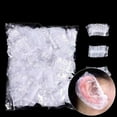 thumbnail image 3 of 100 Pack Disposable Waterproof Earmuffs For Shower y Plastic Ear C7F3 U, 3 of 7