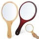 thumbnail image 1 of 2 espejos de mano portátiles, espejos de viaje, espejos de madera, espejos grandes para maquillaje, 1 of 7