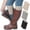 Earthen Tones, variant on Tipi Toe Women's 3 Pairs Knitted Boot Cuffs Short Boot Socks and Leg Warmers