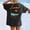 Black, variant on QHWAUAKFBN T Shirts For Women Trendy Graphic Beach Oversized Graphic Tees Vintage Baggy Shirts Summer Cotton Vacation Tshirts Top