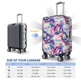 thumbnail image 5 of Haiem Skull rainbow color space Luggage Cover Printed Suitcase Covers for Luggage Elastic Washable Suitcase Protector Fits 18-32 Inch Luggage-X-Large, 5 of 8