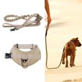 thumbnail image 3 of Azote de Arnés de Perro Suave Chaleco Interior Capa Interior Malla Delantera Correa Clip Desmontable Detagrante Extraíble Servicio -Tire a Set khaki m Colco Perros arnés chaleco, 3 of 8