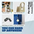 thumbnail image 3 of Remplacement pour Apple Airtags Tracker Étui Silicone Protective Sleeve Stainless Steel Keychain Anti-Scratch Protector Finder, 3 of 8