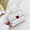 thumbnail image 5 of Nuevo bolso de moda con nicho bordado, línea de corazones, bolso pequeño con cadena colgada al hombro., 5 of 5