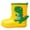 Yellow, variant on Kids Shoes Short Rain Boots For Kids Go To School Ankle Rainboot On Garden Boot Rubber Shoes Yellow
