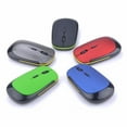 thumbnail image 3 of Wisewang 2 .4GHz Wireless Mouse Smooth Hand Feeling Slim USB Receiver Changeable 1600DPI Optical Gaming Mouse Black 1Set, 3 of 6