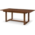 thumbnail image 4 of ClickDecor Wesley Extendable Dining Table Brown, 4 of 8