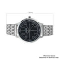 thumbnail image 7 of Strada Japanese Movement Black Color Dial Watch in Stainless Steel (40mm) Size 7.50-8.25" Birthday Christmas Gifts, 7 of 7