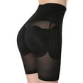 thumbnail image 4 of Defitshape Women's Padded Shapewear Shorts Panties Tummy Control High Waisted Butt Lifter Hip Enhancer Thigh Slimmer Shaper Seamless Black 8, 4 of 5
