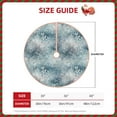 thumbnail image 2 of Fotbe enchanted winter snowflake holly Pattern Christmas Tree Skirt, Tree Skirts Plush Christmas Decorations, Christmas Tree Skirts Xmas Decorations Holiday Party Decor-48", 2 of 6