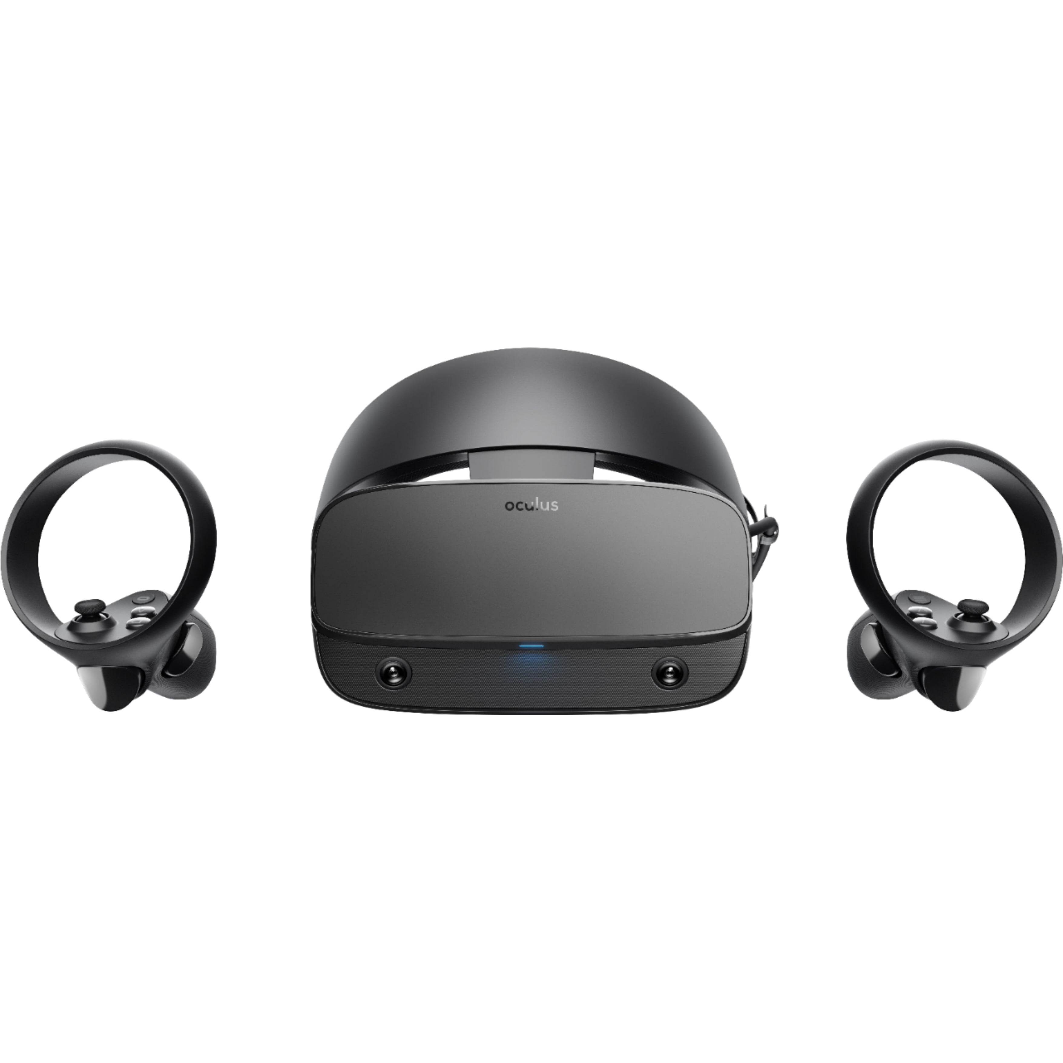 Oculus - Rift S PC-Powered VR Gaming Headset - Black - Touch Controller, 3D  Positional Audio, Built-in Room-Scale Insight Tracking, Fit Wheel 