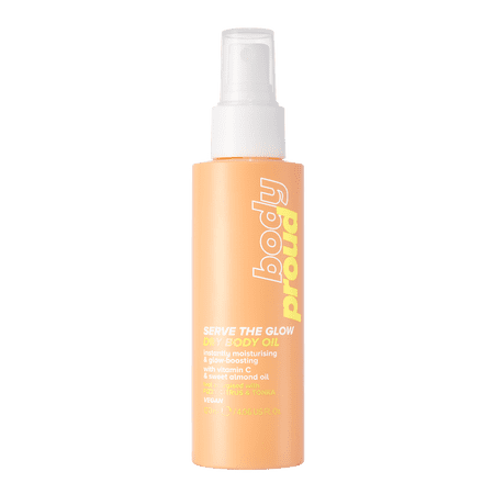 Body Proud Serve the Glow Body Oil with Vitamin C & E  4.06 fl oz