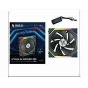 Lian Li 12RSL1W1B Wireless 120mm ARGB Case Fan Reverse Blade Single Black