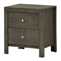 Glory Furniture Burlington Night Stand in Gray Color
