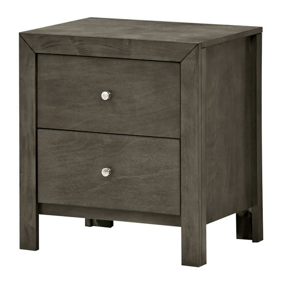 Glory Furniture Burlington Night Stand in Gray Color