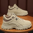thumbnail image 2 of Botas de trabajo de caña media alta para hombre, zapatos deportivos versátiles de tendencia, botines cálidos de invierno, zapatos de plataforma para exteriores, 2 of 5