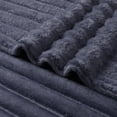 thumbnail image 4 of Kate Aurora Modern Lux Ultra Soft & Plush Ribbed Accent Throw Blanket - 50 in. W x 60 in. L - Assorted Colors, 4 of 5