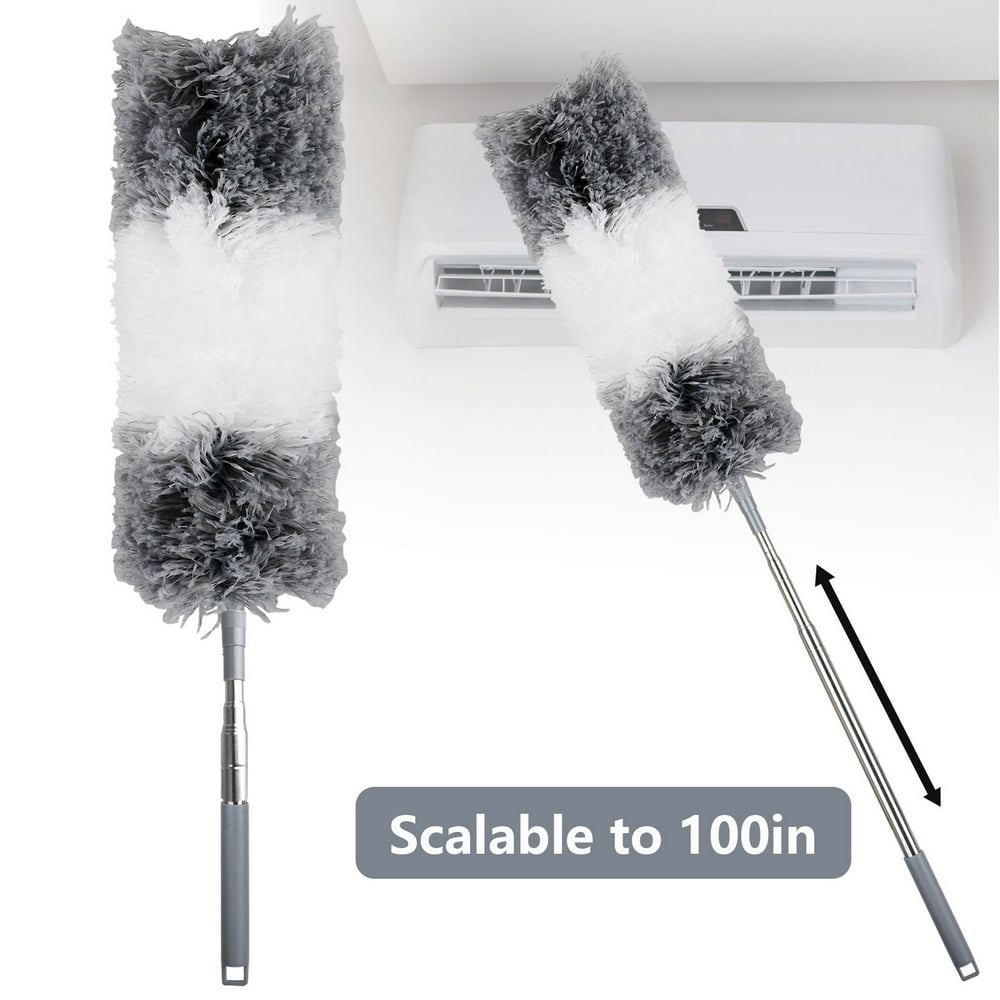 EEEkit Extra Long Microfiber Duster with Extension Pole (30 to 100