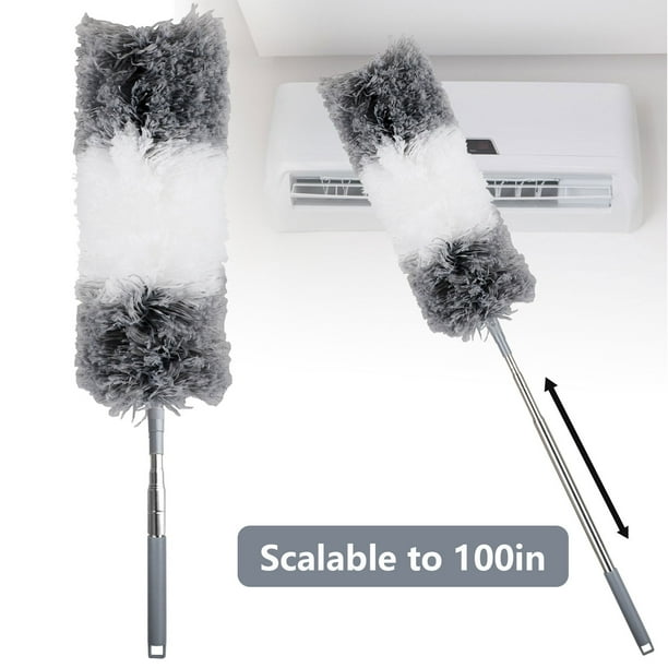 EEEkit Extra Long Microfiber Duster with Extension Pole (30 to 100