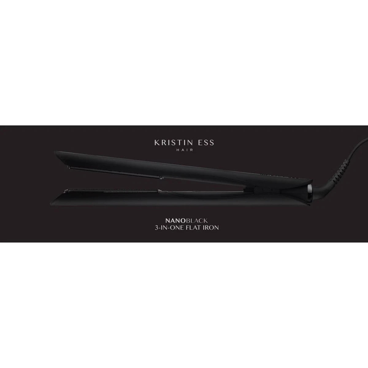 Kristin Ess Nanoblack 3-in-1 Flat Iron 1"