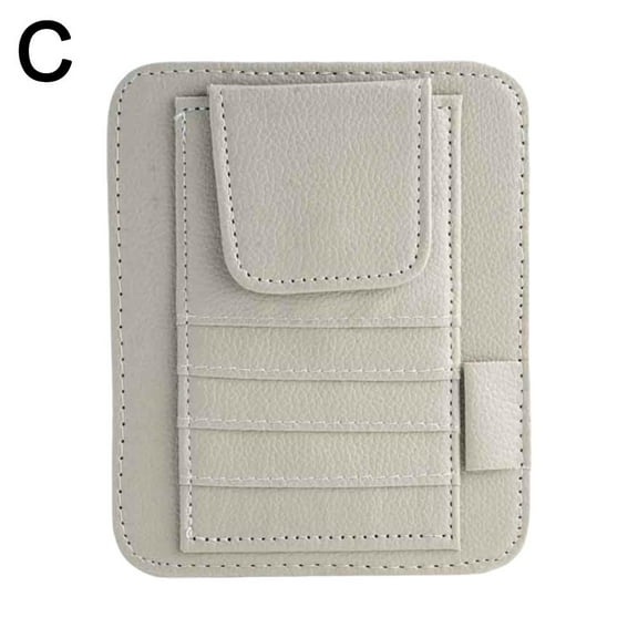 Car Sun Visor Organizer Multi-Pocket Auto Interior Decor Pocket Organizer R5H1