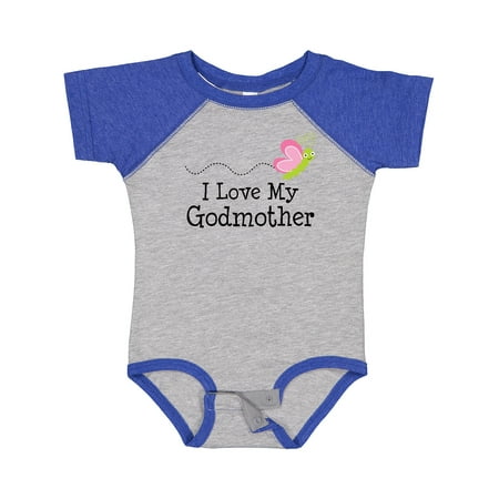 

Inktastic I Love My Godmother Gift Baby Girl Bodysuit
