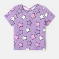 thumbnail image 4 of Disney Toddler Girls Graphic Tee, Minnie Mouse Character Outfit Cloth, Graphic Print Short Sleeve T-Shirt Minnie Purple 3-4T, 4 of 6