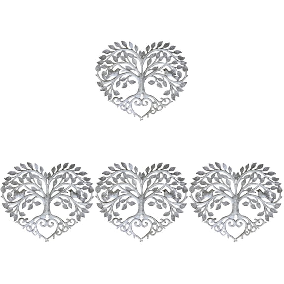 4 Pieces Cake Metal Wall of Life Decoration