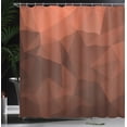 thumbnail image 3 of Ambesonne Valentine's Day Shower Curtain, Art Geometric Print, 69"Wx84"L, Redwood, 3 of 4