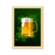 thumbnail image 1 of La cerveza del día de San Patricio de Irlanda Cuadro de madera decorativa marco de casa A4, 1 of 3