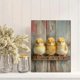 thumbnail image 2 of Qisvanset Framed Canvas Wall Art 12x16 Inch Fluffy Yellow Chick Spring Easter Farmhouse Art, 2 of 5