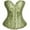 Green, variant on Fesfesfes Women's Shapewear Court Corset Front Buckle Lace Up Bride Dress Shapewear S(US:4)