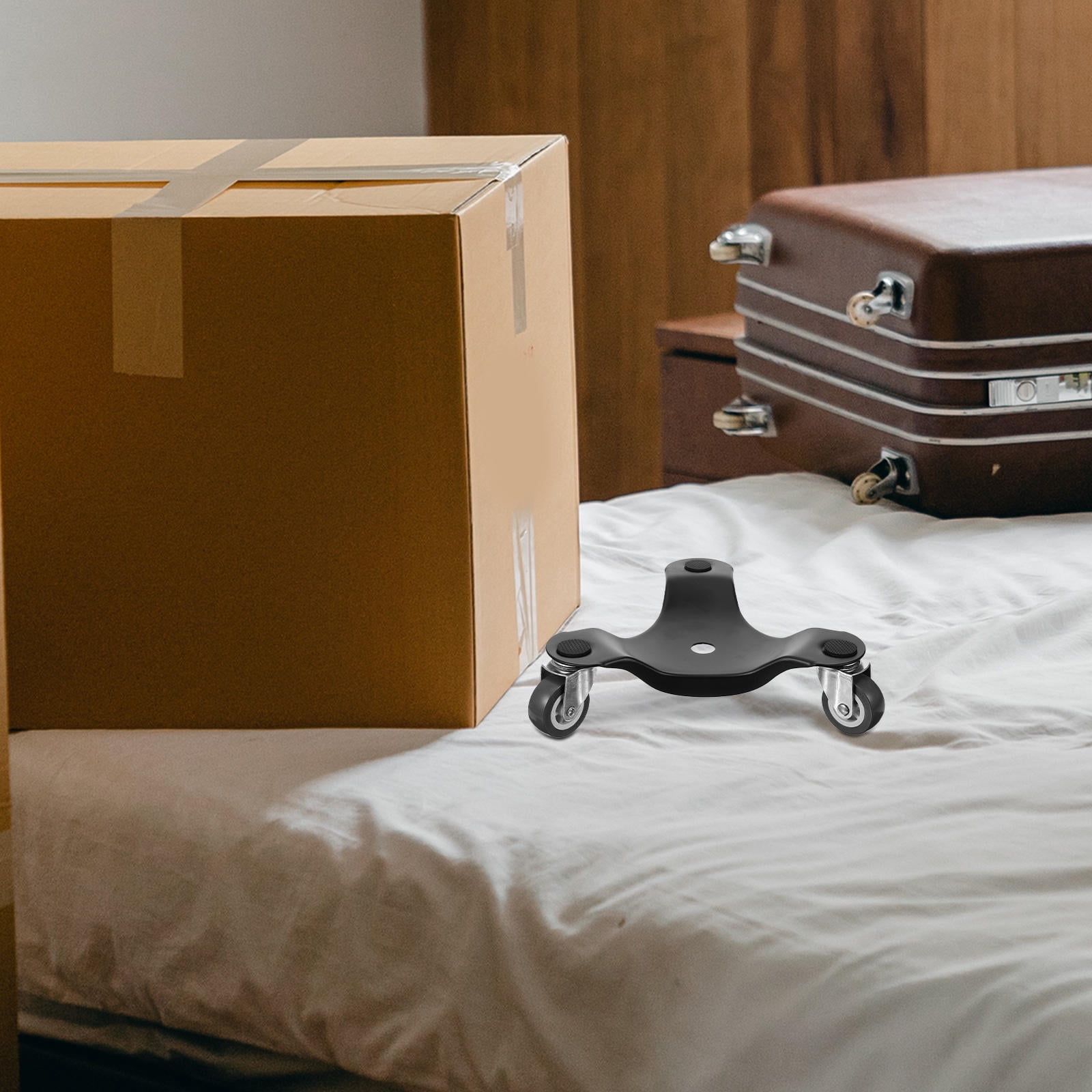 RUNROTOO 1Pcs Furniture Dolly with Locking Wheels for Safe and Secure Relocation
