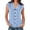 BU2, variant on Linen Vest Women Gingham Shirt Casual Loose V Neck Button Down Peter Pan Collar Cute Sleeveless Blouses