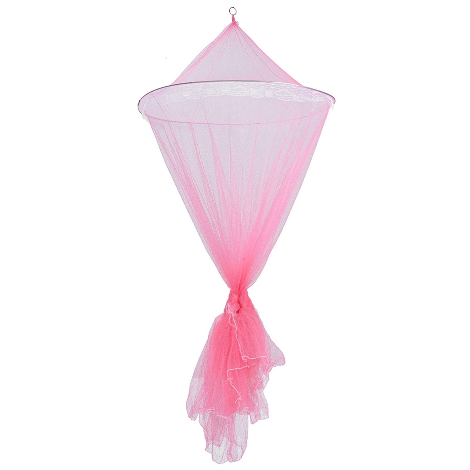 Tahtuvzn School Home Gadgets Round Lace Insect Bed Netting Curtain Dome Mosquito Net Elegant White