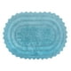 thumbnail image 1 of Alfombra de baño DII Crochet Collection reversible pequeña ovalada azul DII Ver descripción, 1 of 7