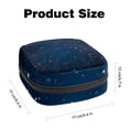 thumbnail image 2 of Constellation Sanitary Napkin Bag Period Pouch Travel Organizer Zipper Pouch Mini Zipper Pouch Storage Case, Made of Velvet Fabric, Sponge, and Oxford Cloth, 2 of 6