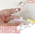 thumbnail image 2 of UYUH ‌Adjustable Knitting Loop Crochet Ring Ergonomic Yarn Holder for Knitting & Crocheting Smooth Glide Craft Tool for DIY Projects‌, 2 of 9
