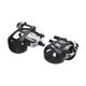 thumbnail image 4 of 2 piezas Pedales de bicicleta de ejercicios con correas para accesorios estacionarios de bicicletas, 4 of 9