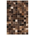thumbnail image 7 of SAFAVIEH Studio Leather Kynaston Geometric Area Rug, Brown/Beige, 9' x 12', 7 of 7