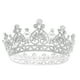 thumbnail image 1 of EeaseMX 1 pieza elegante tocado de novia con corona de cristal, tocado para vestido de novia., 1 of 7
