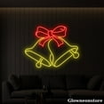 thumbnail image 3 of Glowneon Christmas Bell Neon Sign, Christmas Bell LED Sign, Handmade Christmas Neon Sign, 3 of 5