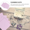 thumbnail image 4 of Silver Wiping Cloth Jewelry Cleaning Eye Glasses Lens Cleaner Wipes 100 Pcs Fiber for Polishing, 4 of 6