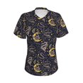 thumbnail image 4 of Wukai Snake Sleep Classic V-Neck T-Shirt for Women: Comfortable, Stylish, and Versatile Wardrobe Essential-Large, 4 of 7